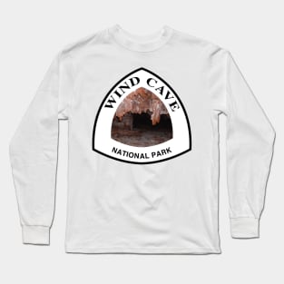 Wind Cave National Park shield Long Sleeve T-Shirt